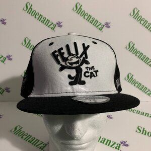 Headgear Classics Hat HGC Fitted Felix The Cat Cartoon Black White Cap 7 3/4